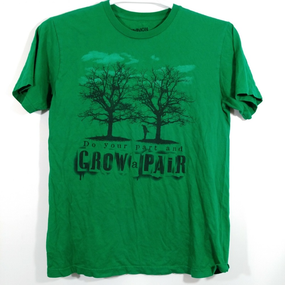 Do Your Part And Grow A Pair Medium T-shirt Common Threads Green Trees